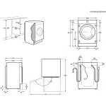 Built-in window washing machine ELECTROLUX EW8F3814BI