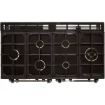 Gas cooking piano FALCON KITCHENER 110 Mixed stainless steel CHROME