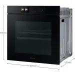 Built-in oven steam function SAMSUNG NV7B7997AAK Bespoke AI Series 7