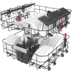 Dishwasher 60 cm WHIRLPOOL WH3FC14BN71X 6th direction