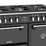 Gas cooking piano STOVES RICHMOND DELUXE 90 DFT BLACK