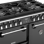 Gas cooking piano STOVES RICHMOND DELUXE 90 DFT BLACK